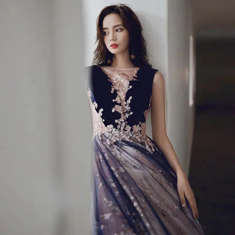 Banquet evening dress female new fairy dreams Mori temperament birthday host dinner dress skirt - Image 2