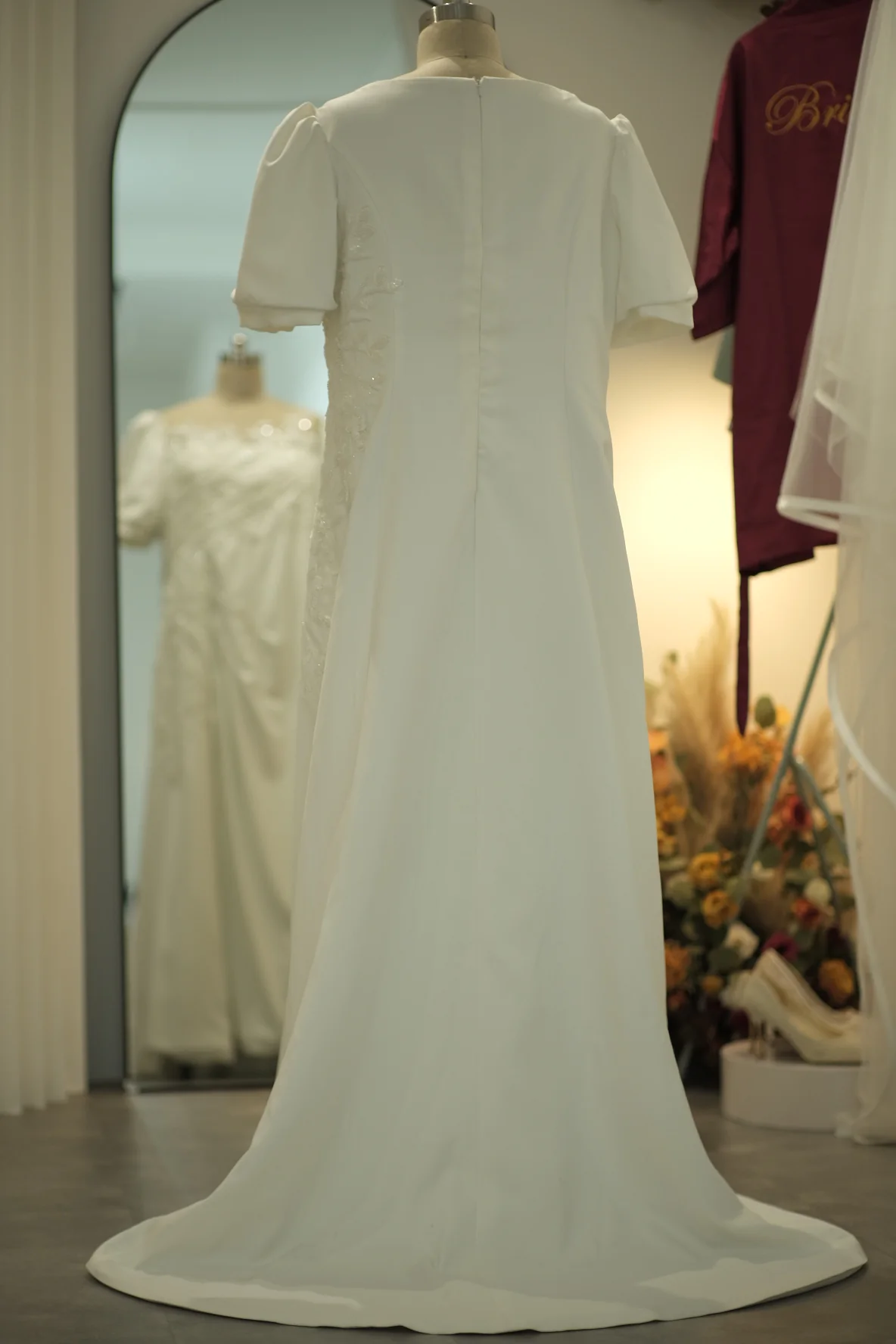 Lux Half Lace Beaded Size 5XL Wedding Gown | Ready-to-Wear - Image 3