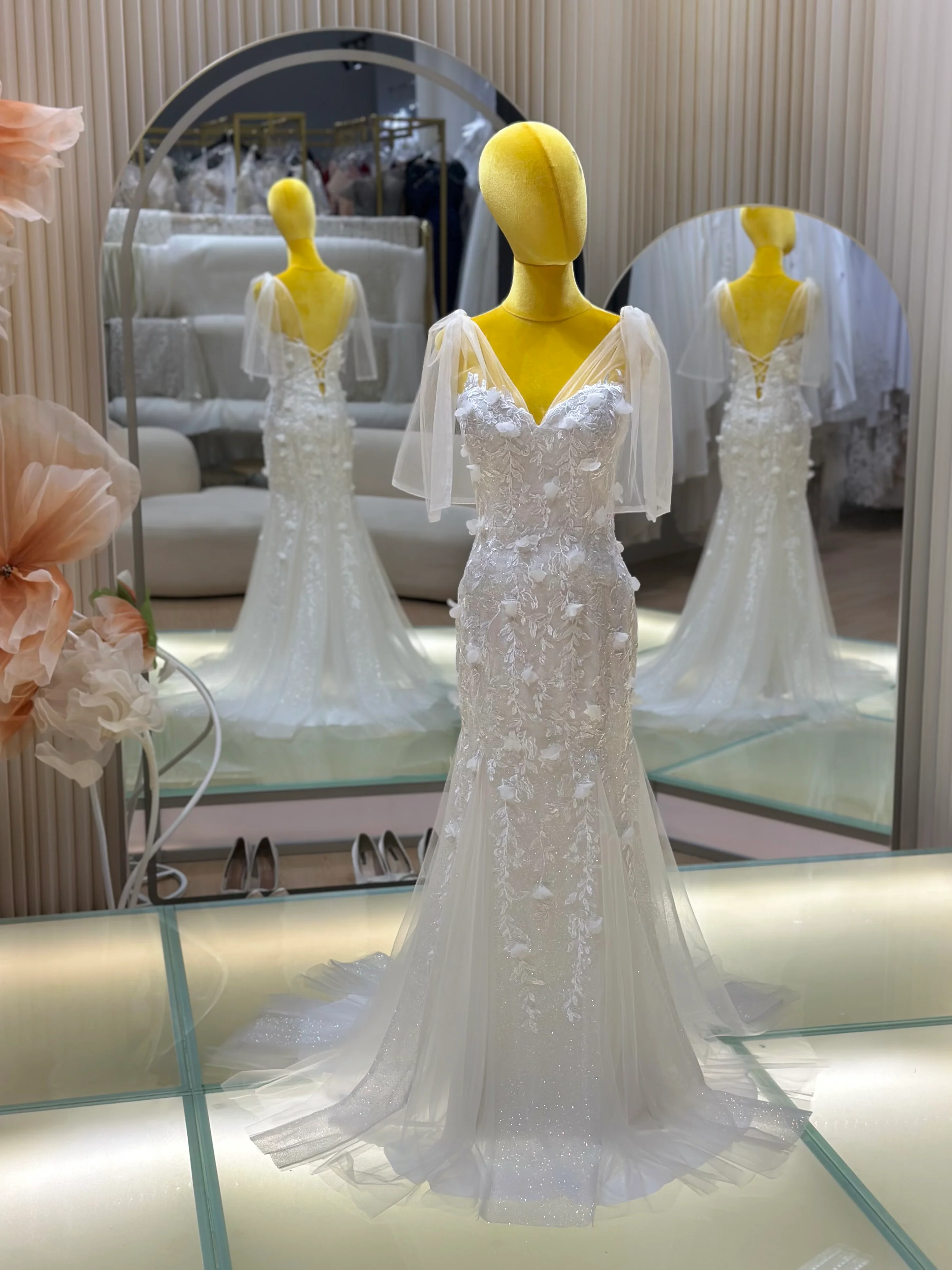 Luxe Full Lace Wedding Gown | Ready-to-Wear