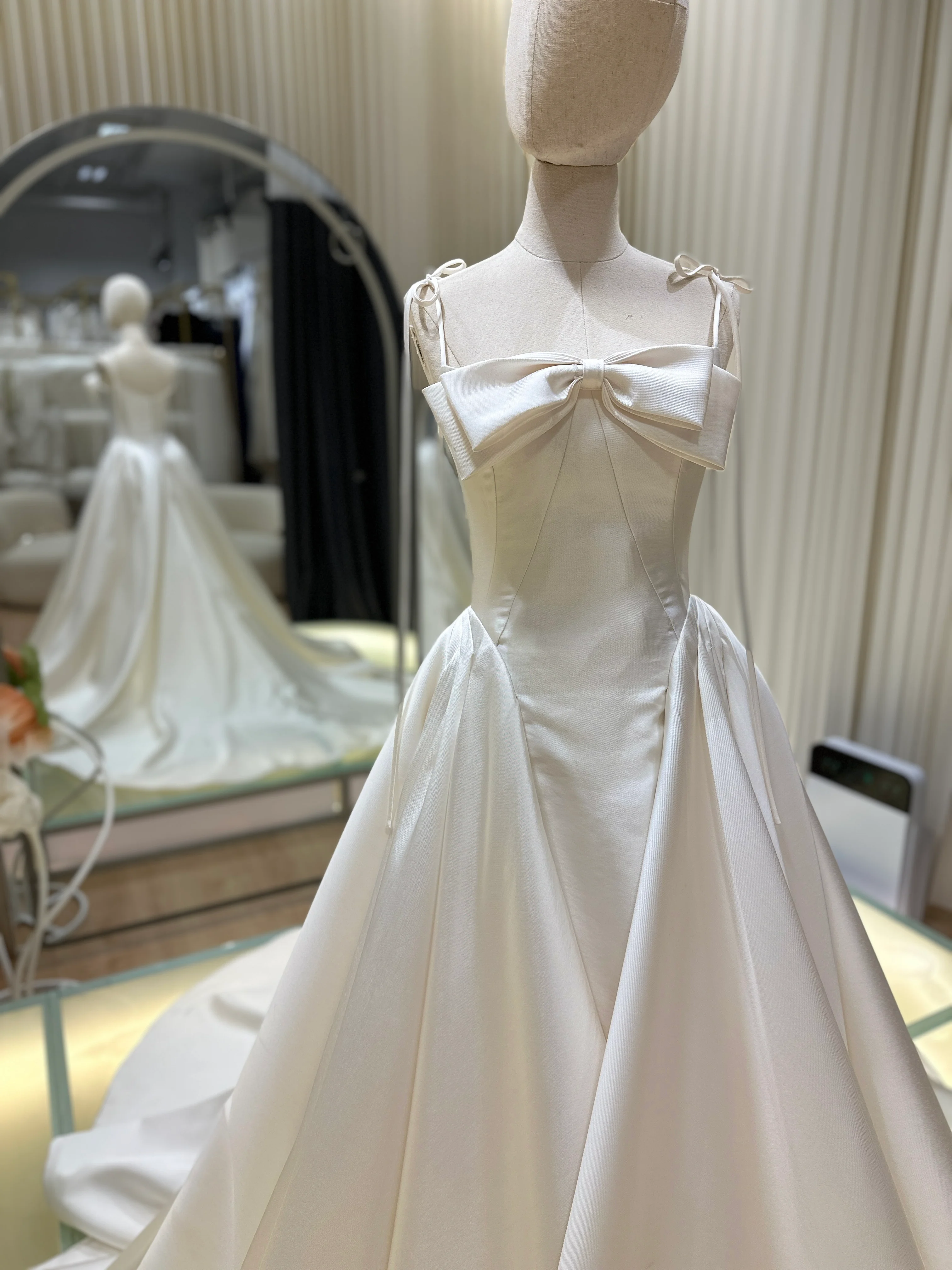 Pure Serenity Bow-Back Bridal Gown | Ready-to-Wear - Image 3