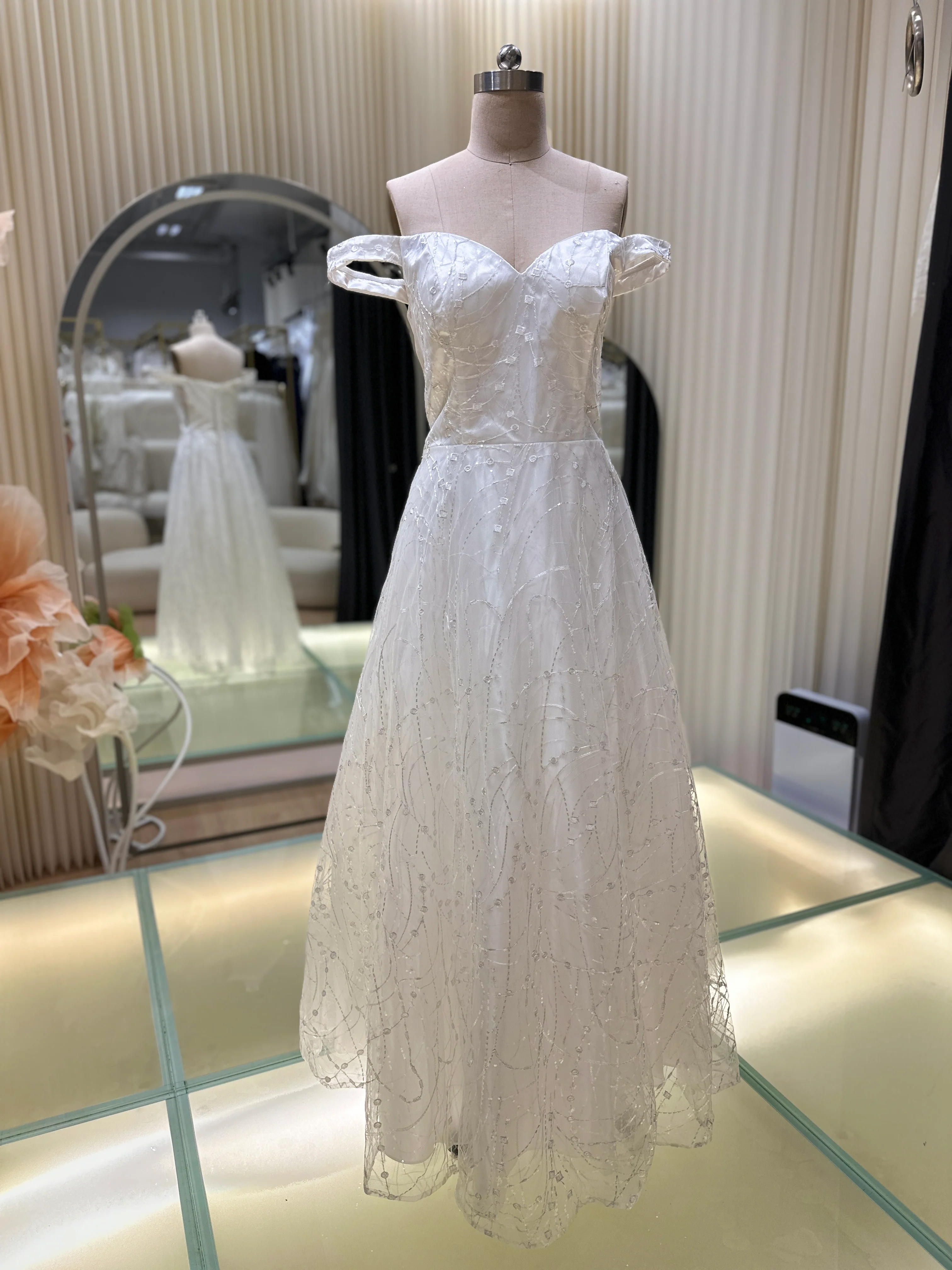 Divine Elegance Full Lace Wedding Gown | Ready-to-Wear