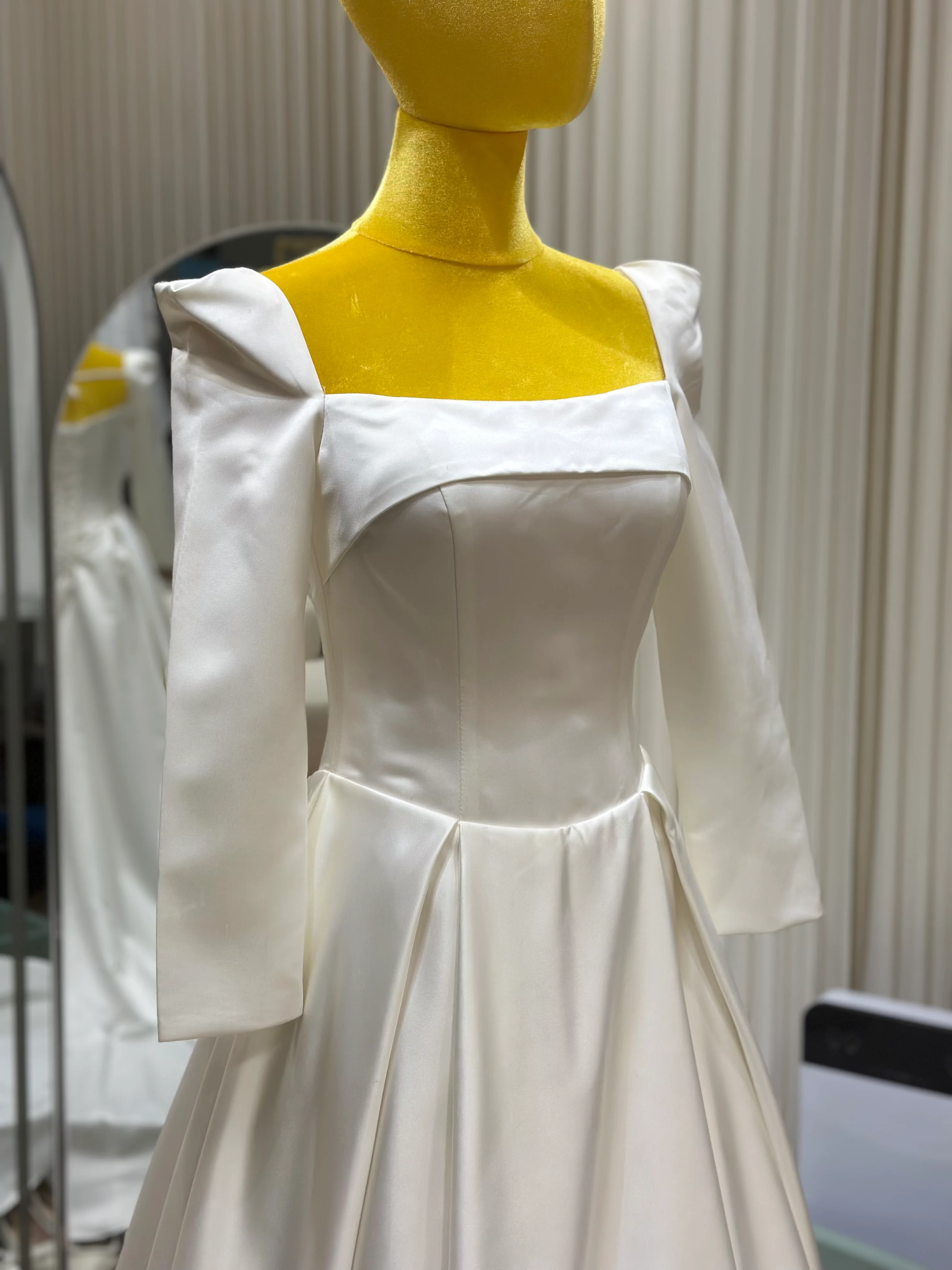 Ethereal Grace Pleated Wedding Gown | Ready-to-Wear - Image 8
