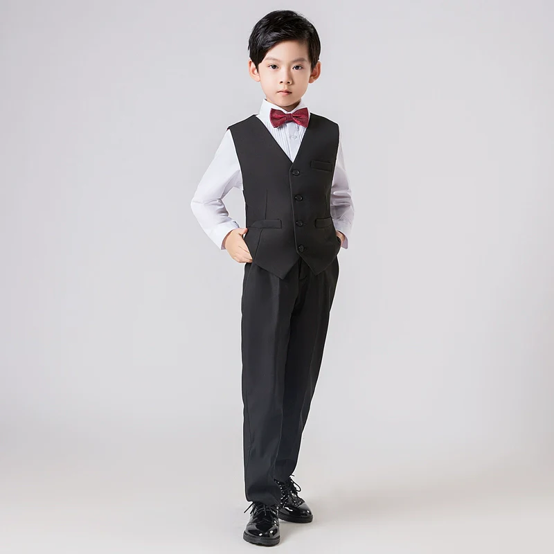 Boys  Vest Suit Set: Noble Cut Piano Performance - Image 10