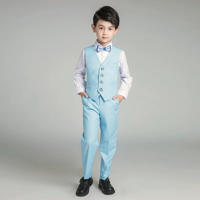 Boys  Vest Suit Set: Noble Cut Piano Performance - Image 11