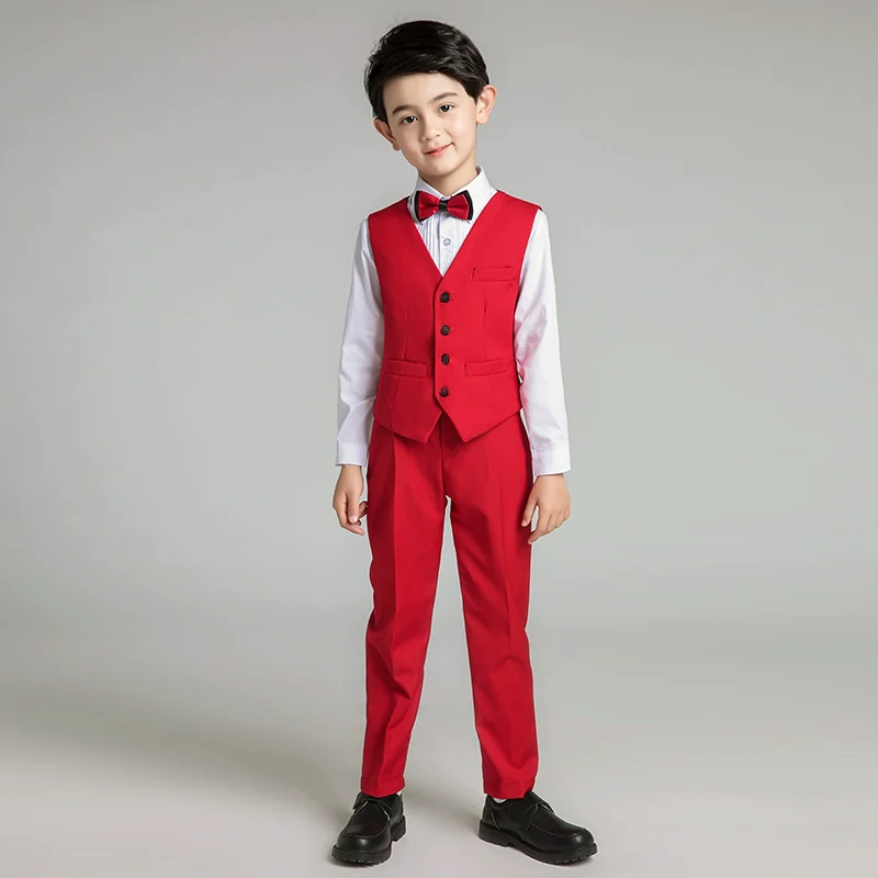 Boys  Vest Suit Set: Noble Cut Piano Performance - Image 13
