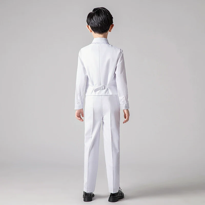 Boys  Vest Suit Set: Noble Cut Piano Performance - Image 5