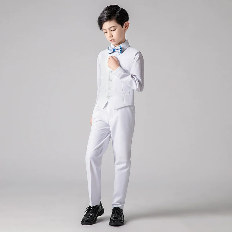 Boys  Vest Suit Set: Noble Cut Piano Performance - Image 6