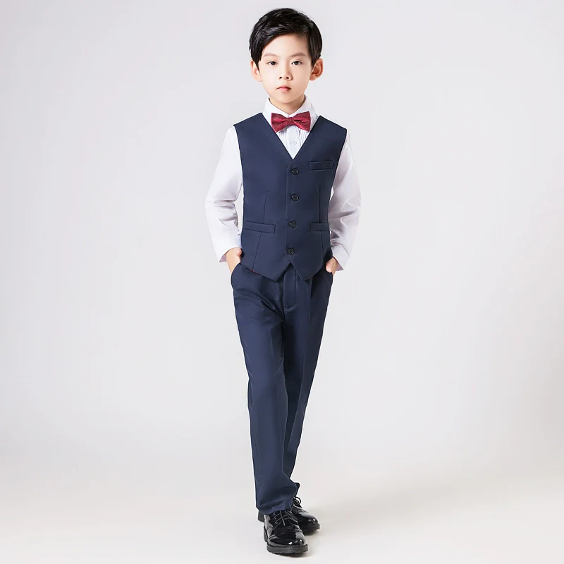 Boys  Vest Suit Set: Noble Cut Piano Performance - Image 8