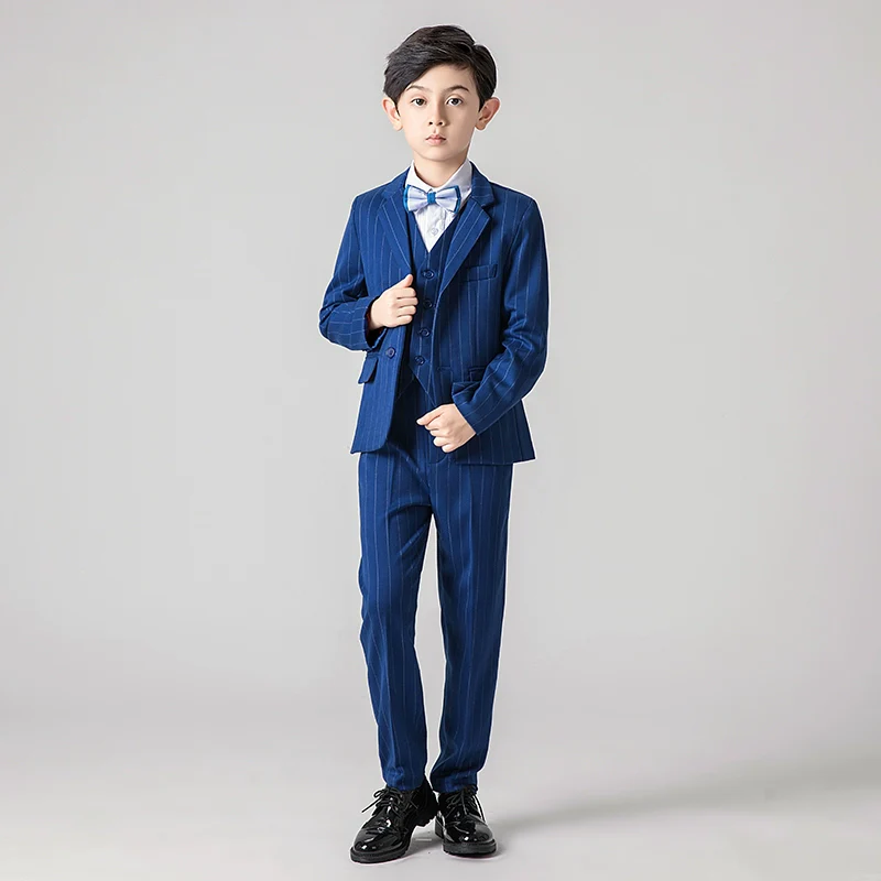 Boys Classic Suit Flower Girl Dress Piano Performance Costume Jacket | Amehandmadesg - Image 6