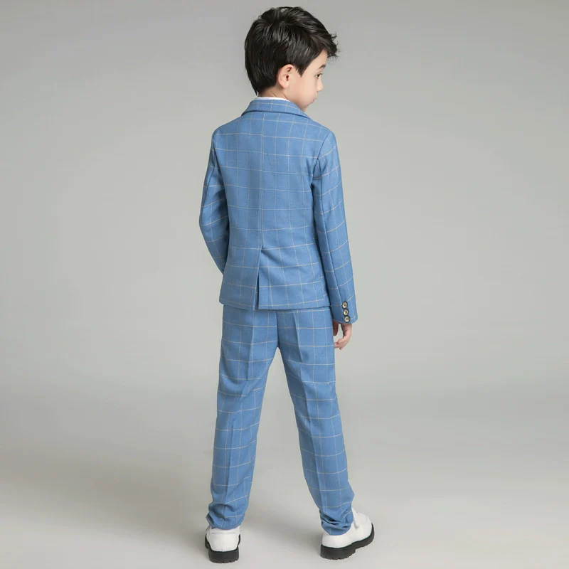 Boys' Classic Suit Set: Korean Style Piano Performance Outfit | Amehandmadesg - Image 4