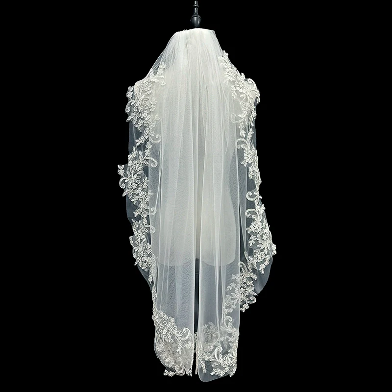 Bridal Lace Short Veil