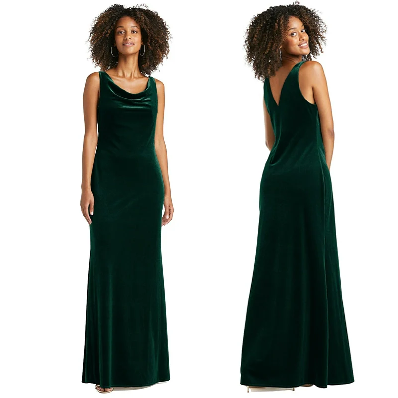 Demi-Season Bridesmaid Dress - Image 6