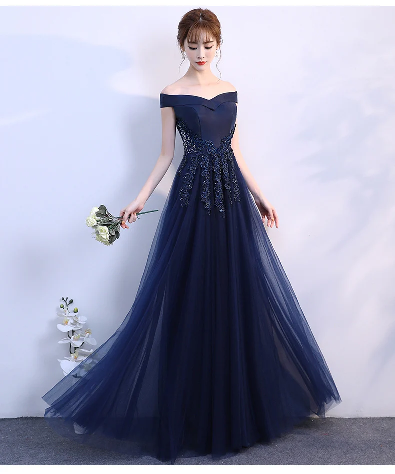 EG-SALE-AME-00115 Music student art exam dress skirt Bel Canto female vocal student broadcasting host long solo piano performance small - Image 3