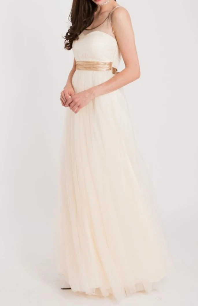 EG-SALE-AME-00128 Evening dress spring new maxi-length dress fashionable sleeveles bridesmaid dress dress female custom - Image 2