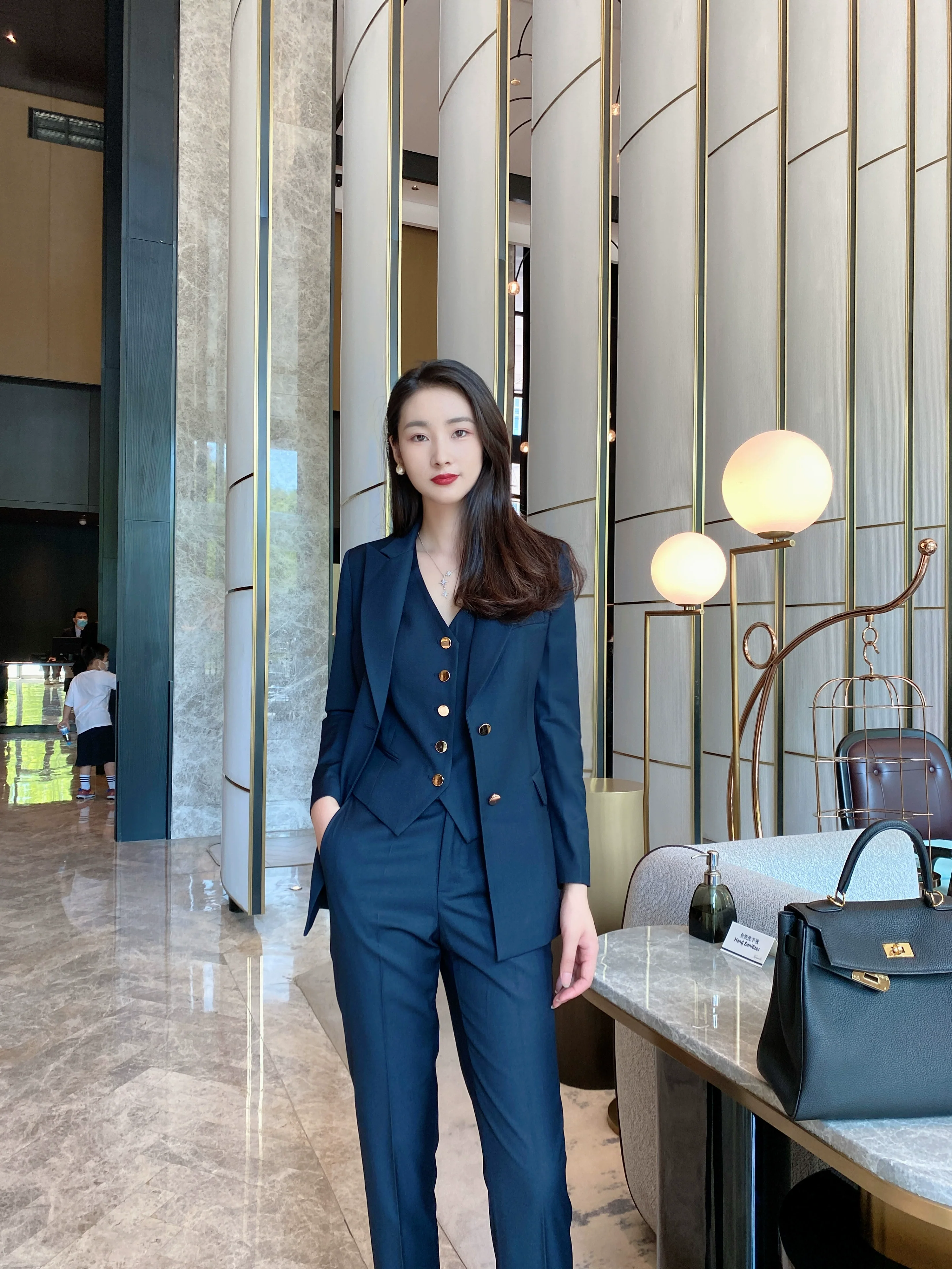 Elegant Autumn High-End 3-Piece Women’s Professional Suit Set - Image 2