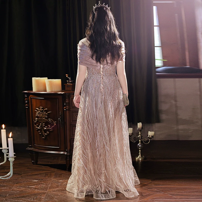 Elegant Beaded Evening Dress - Image 3