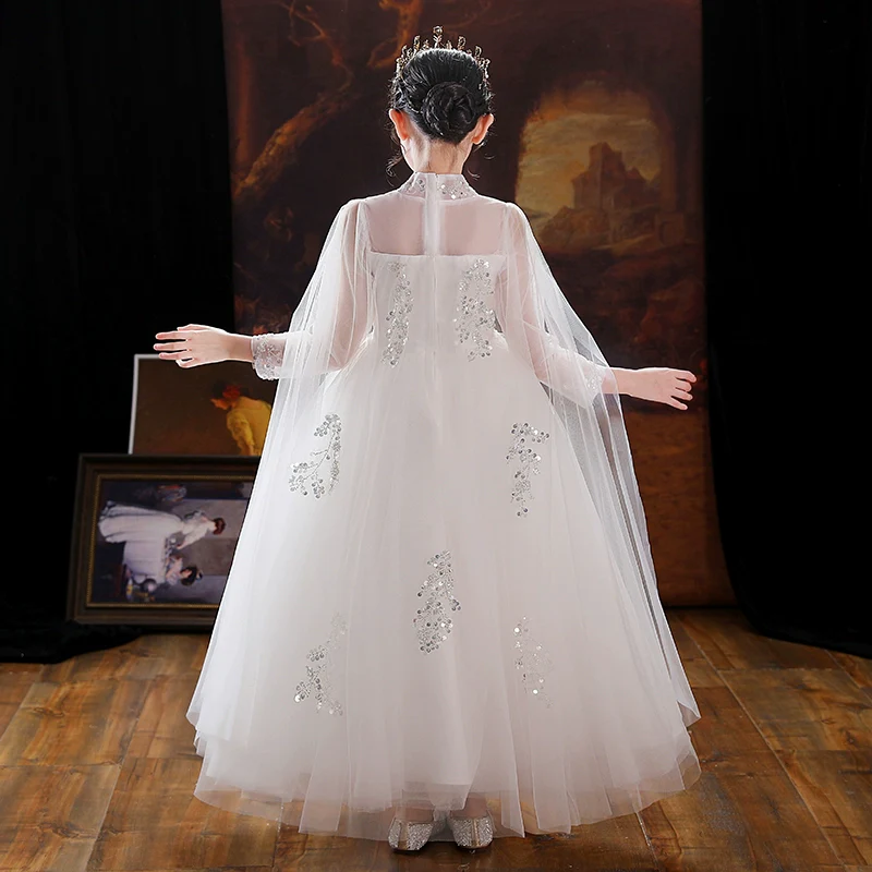 Elegant Children's Princess Evening Dress for Weddings & Piano Performances - Image 5