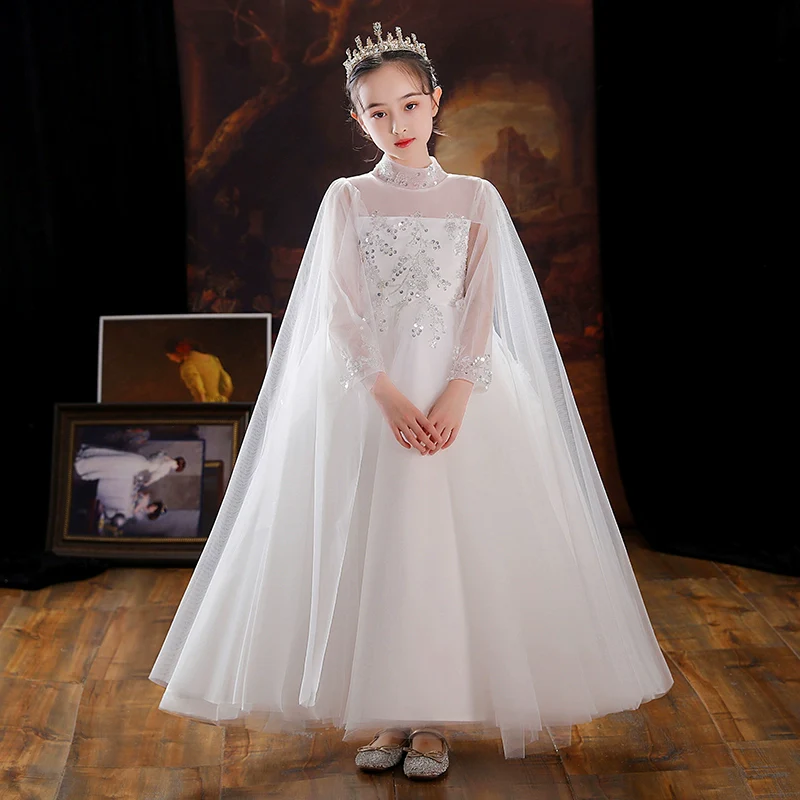Elegant Children's Princess Evening Dress for Weddings & Piano Performances - Image 6