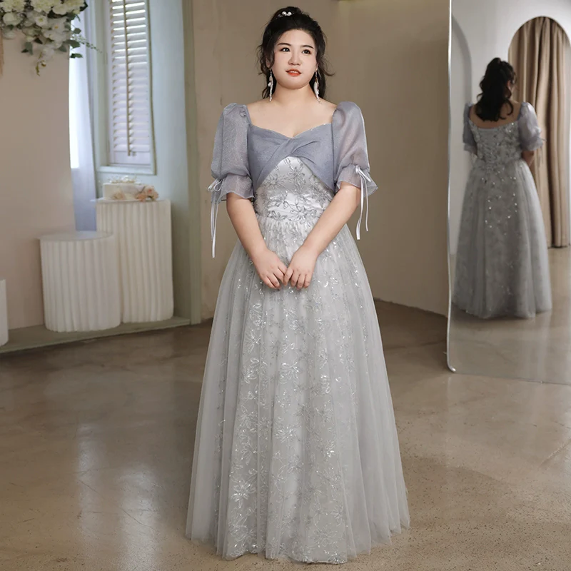 Elegant French Banquet Evening Dress - Image 5
