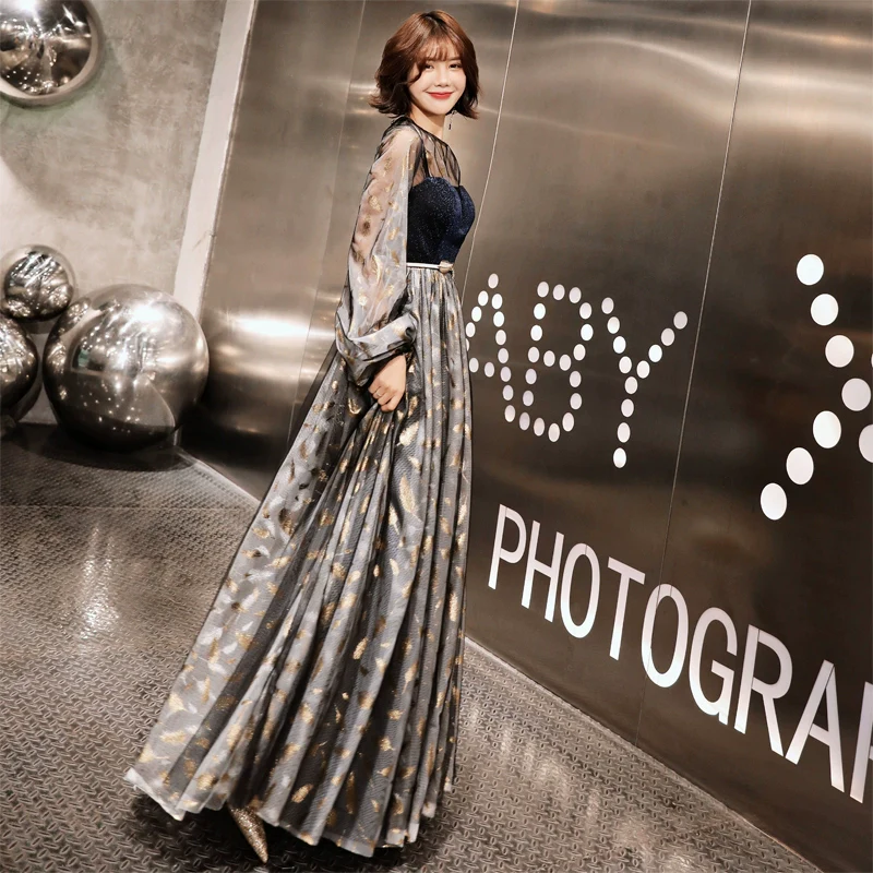 Elegant French Style Evening Dress - Image 2