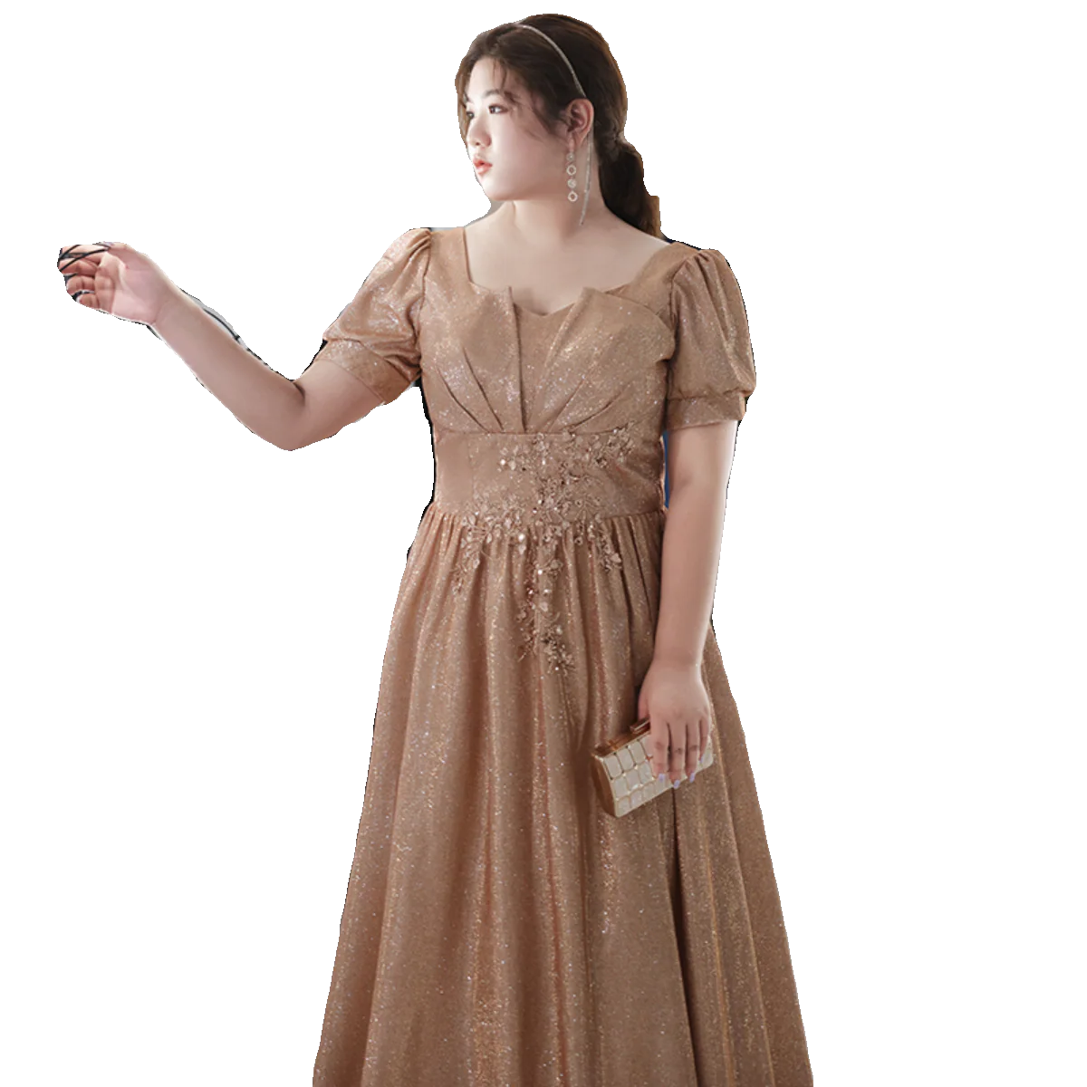 Elegant French Style Evening Dress - Image 5