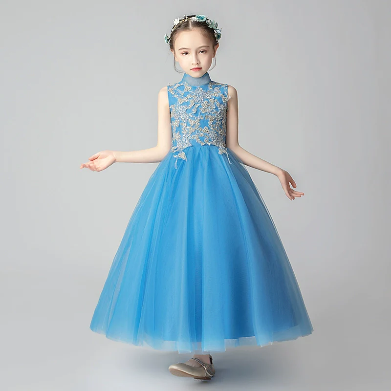 Elegant Kids Princess Evening Gown for Piano Performance & Weddings - Image 2