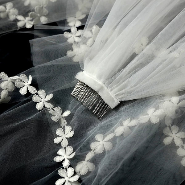 Elegant Wedding Veil Hair Accessory - Image 4