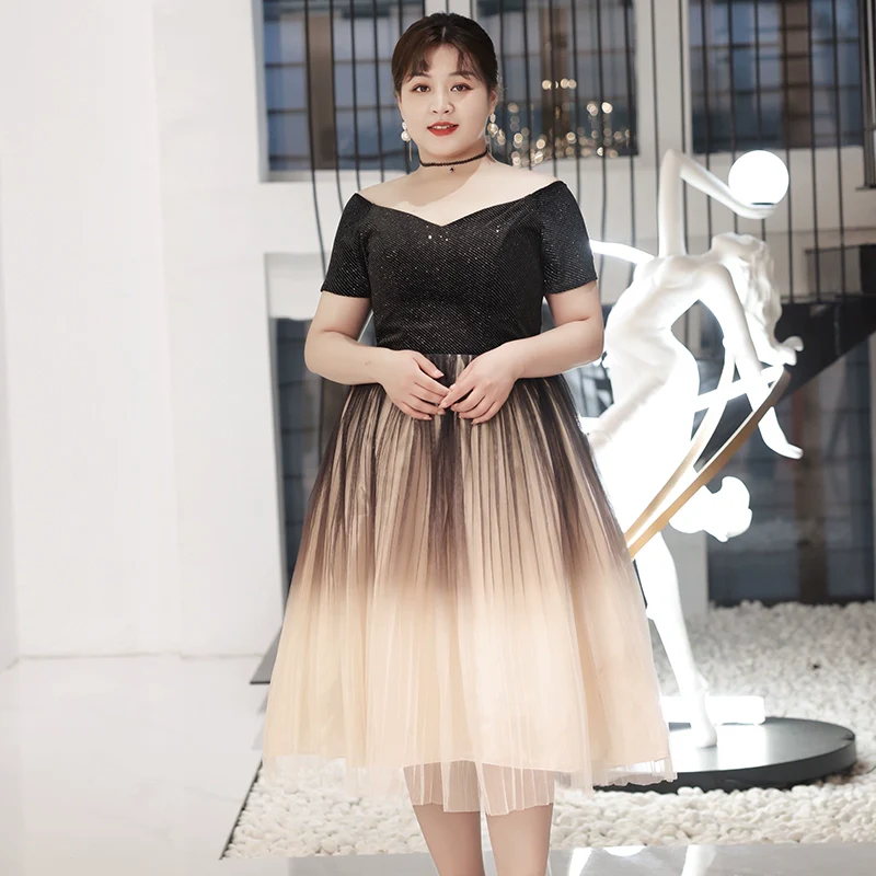 French Style Black Evening Dress - Image 6