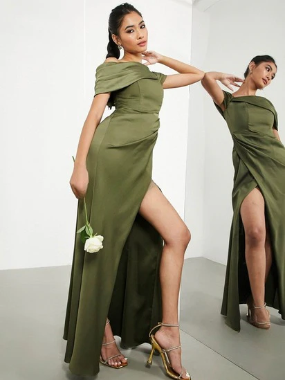 French Style Bridesmaid Dress - Image 2
