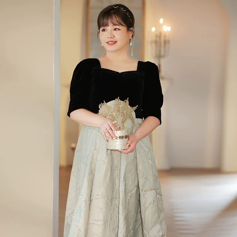 French Style Evening Dress | Amehandmadesg - Image 2
