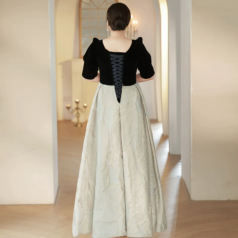 French Style Evening Dress | Amehandmadesg - Image 3