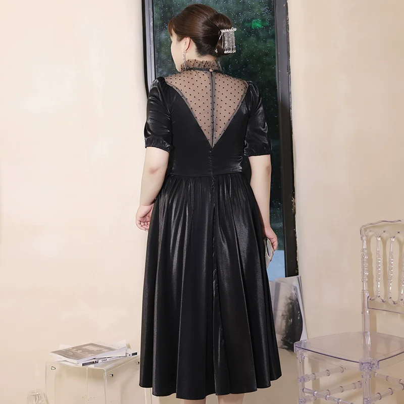 French Style Long Dress | Amehandmadesg - Image 3