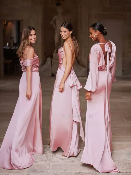 Fuchsia Bridesmaid Dress - Image 2