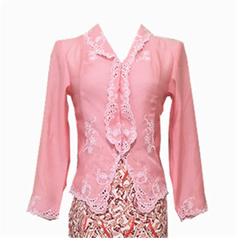 Fuchsia Embroidered Slim Fit Cardigan - Image 3
