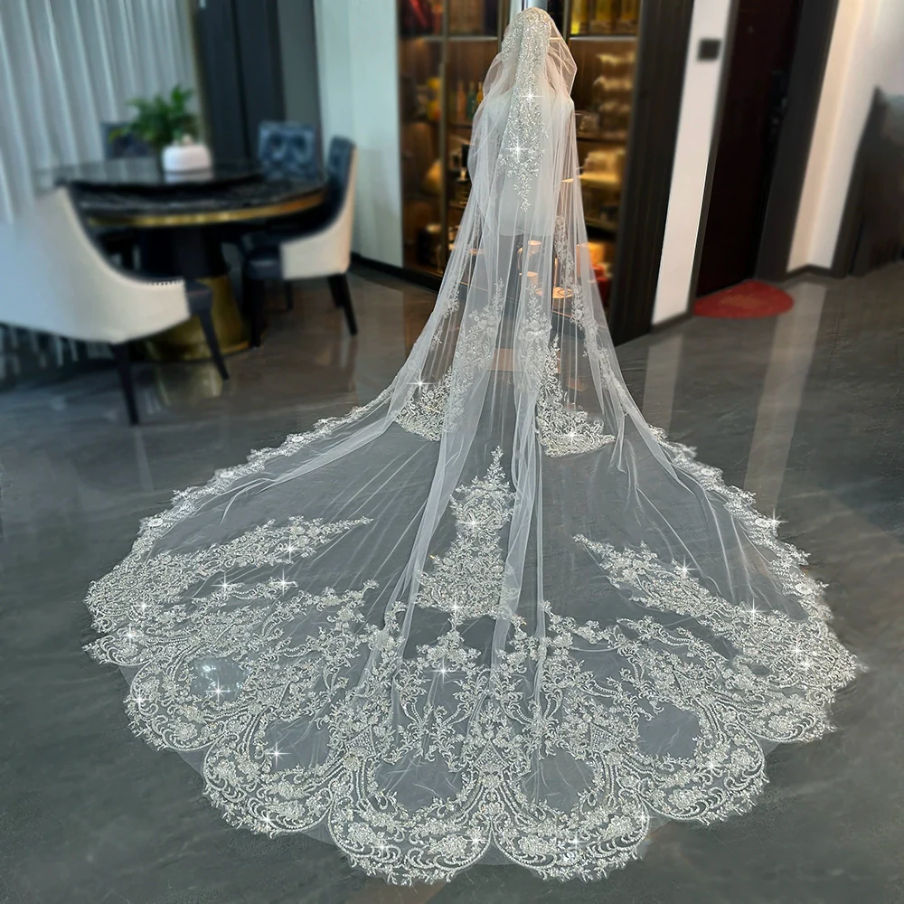Handmade Wedding Veil 3.5m Long - Image 2