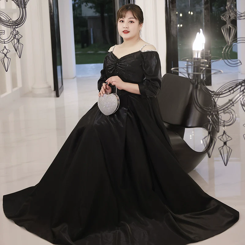 High Quality Black Evening Dress - Image 4