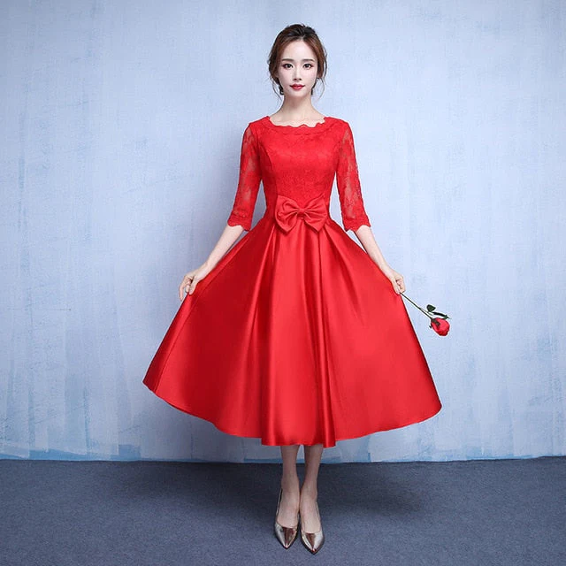 New Dress Cocktail Elegant Evening Dress Toast Clothing Female Casual Dames Jurken Temperament Spring Sommerkleid Annual Party A046 - Image 9