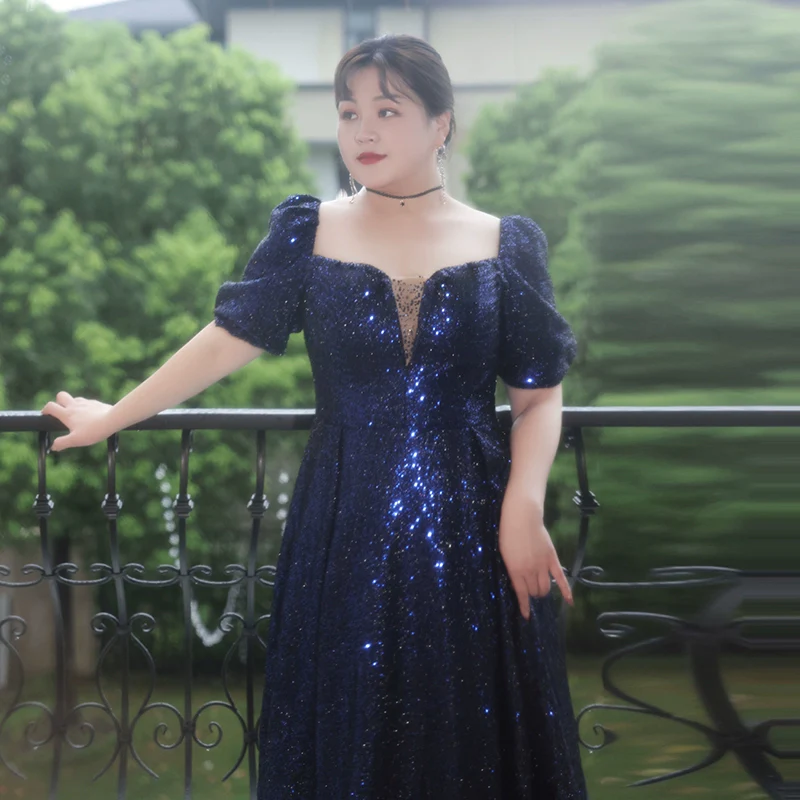 New Evening Dress Fat MM High End Art - Image 2