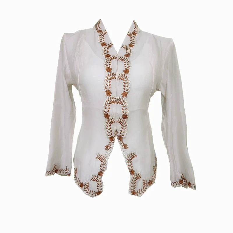 Retro Embroidered Cardigan - Image 5