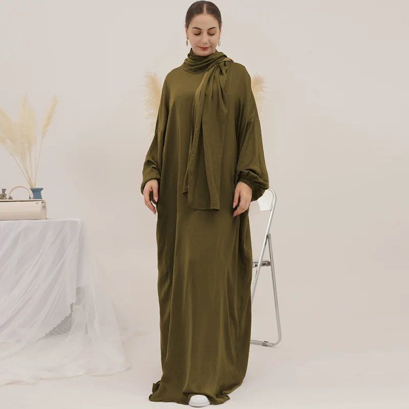 Retro Plus Size Loose Fit Sun Protection Long Skirt - Image 10