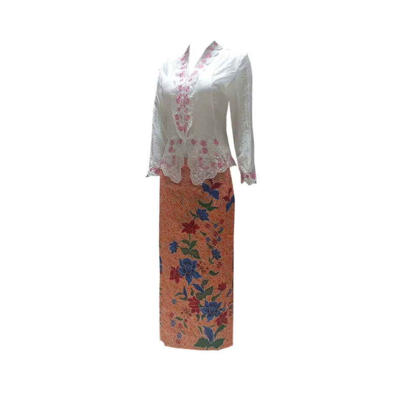Retro Thin Embroidered Cardigan - Image 4