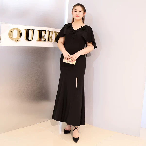 Sexy Black Evening Dress | Amehandmadesg - Image 5
