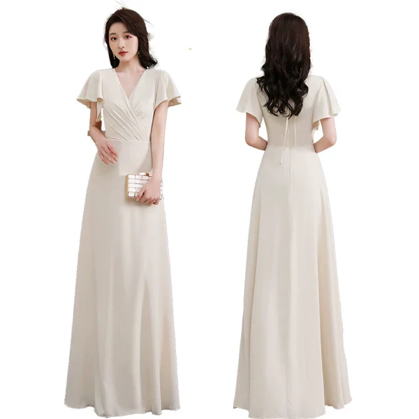 Summer Bridesmaid French Style Plus Size Dress - Image 5