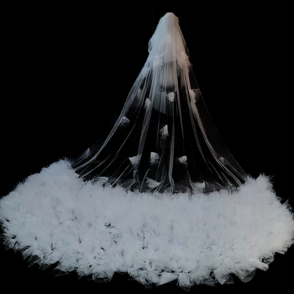 Wedding Bridal Veil Super Long Dragging - Image 2