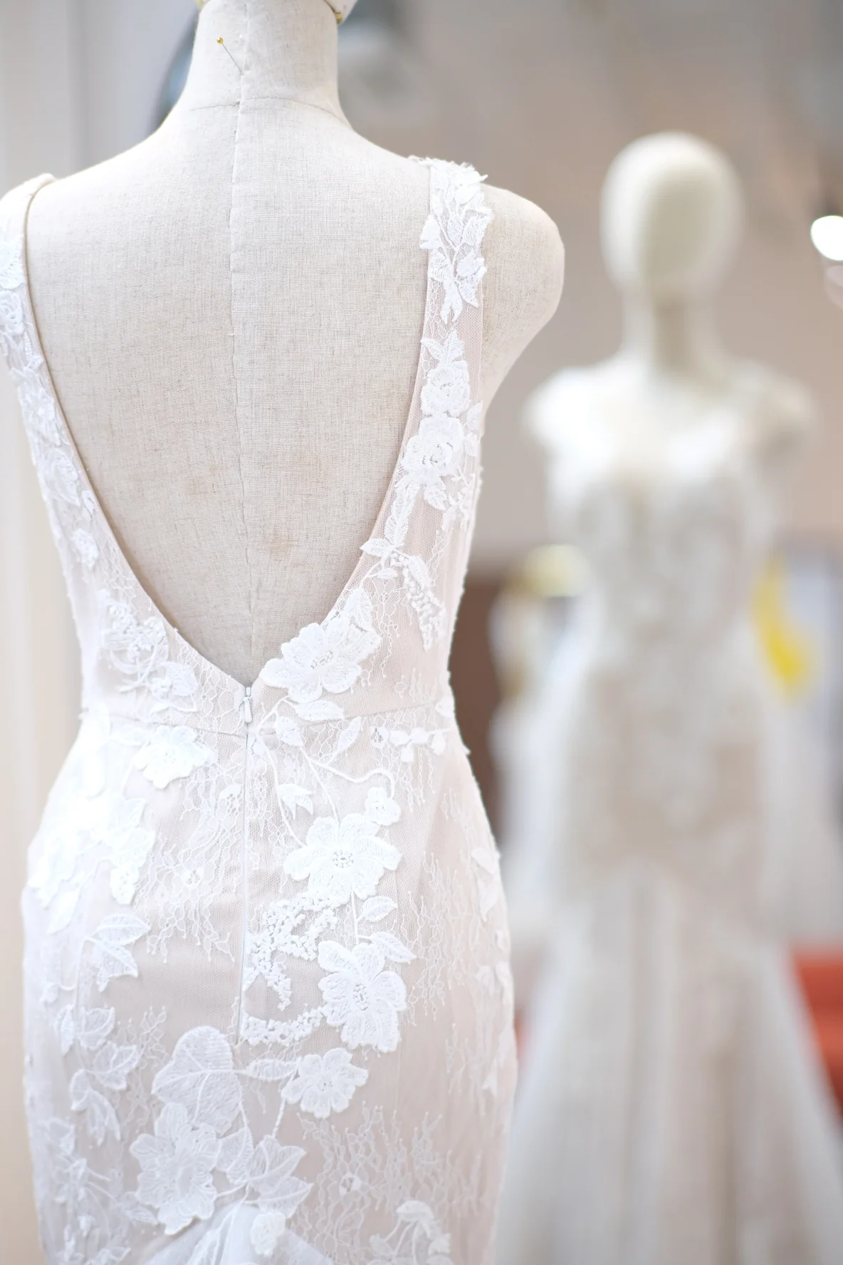 Lux Full Fabric Lace Size S Wedding Gown | Ready-to-Wear - Image 2