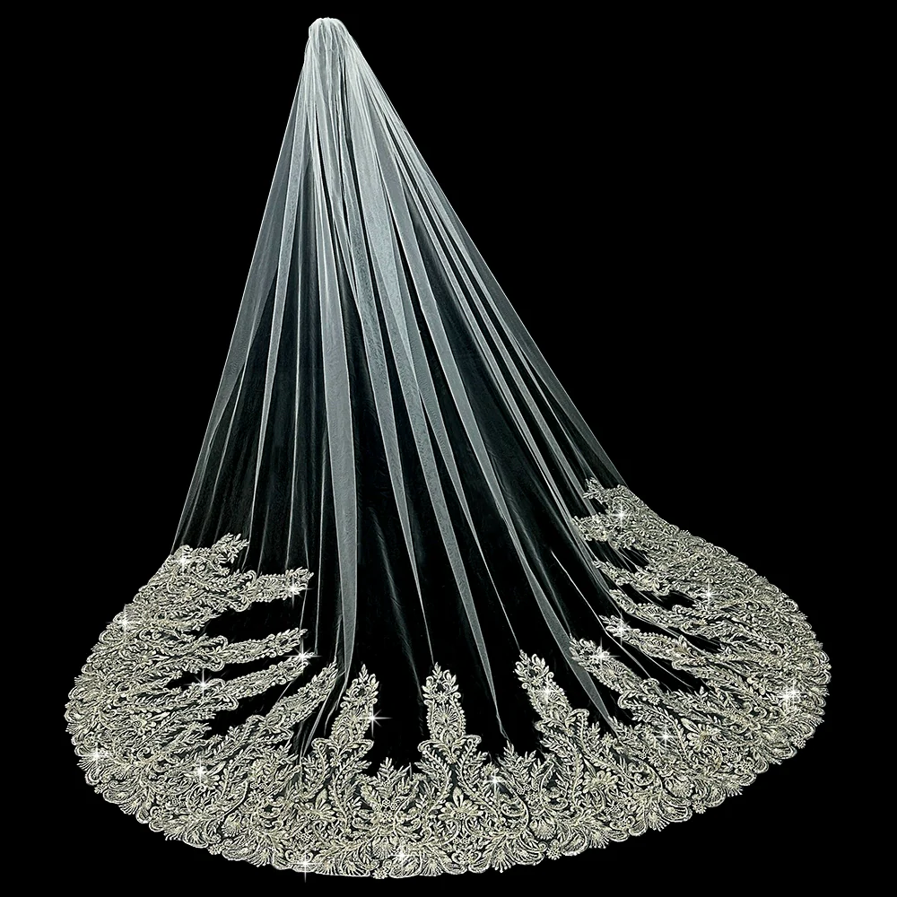 Wedding Veil Beaded Embroidery - Image 7