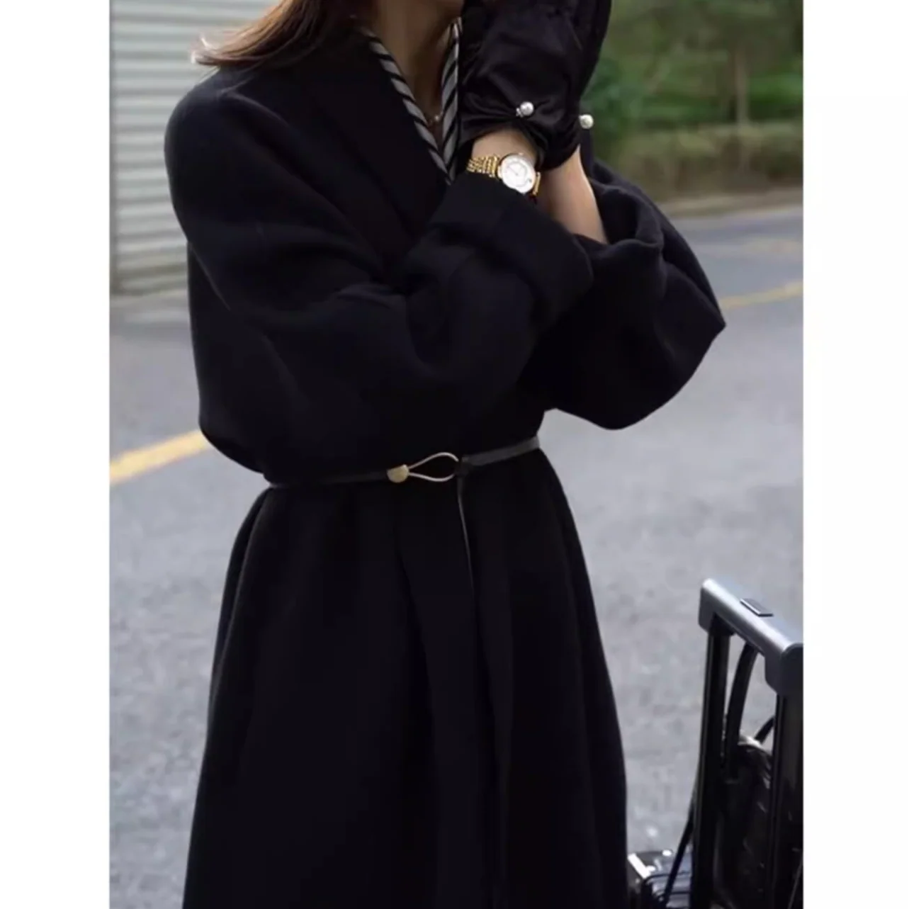 Women's Double-Sided Cashmere Coat Sewing Pattern Professional Full-Size Paper - Image 3